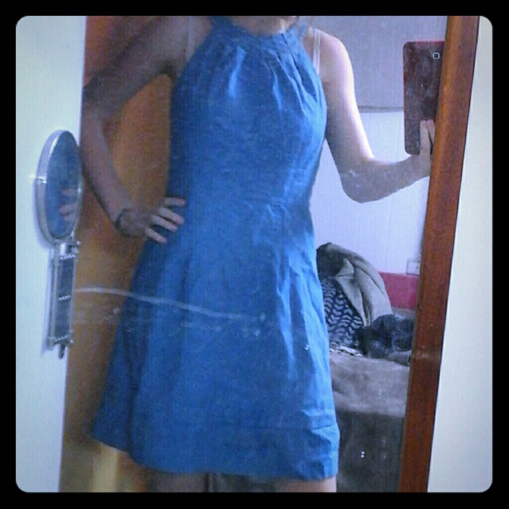 Blue dress